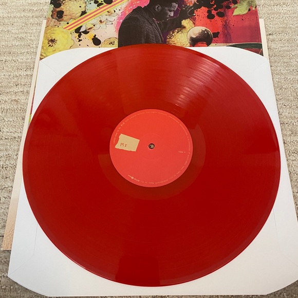 Leslie Odom Jr Mr Vinyl Record red - Picture 3 of 3